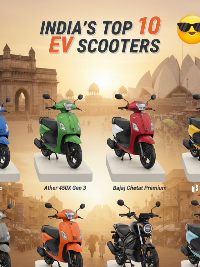 Top ten EV scooty in india